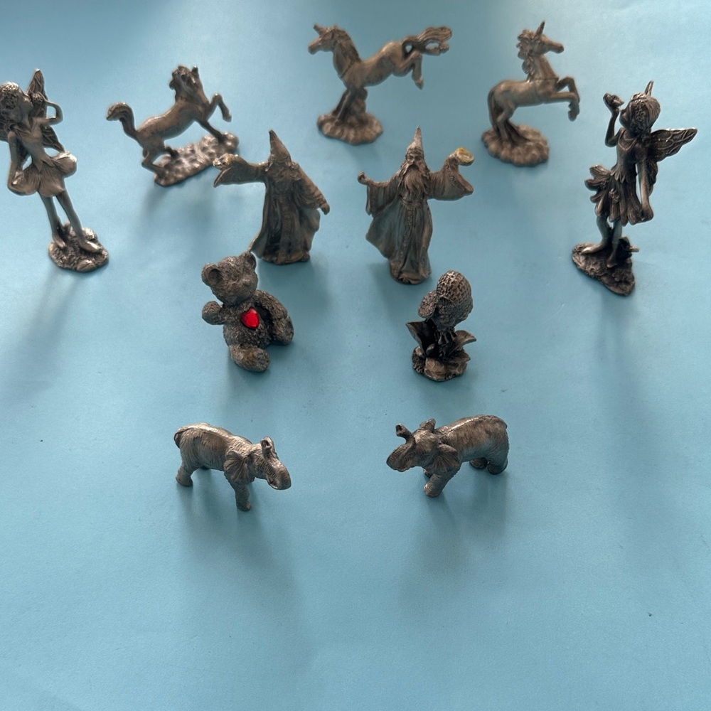 Mystical pewterfigurines Lot of 11]